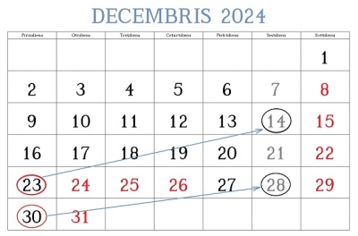 Apgrieszts decembris 2024