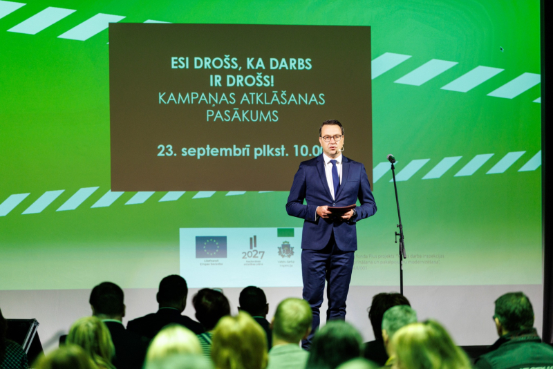 Bilde no kampaņas atklāšanas pasakums