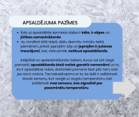 Apsaldējuma pazīmes