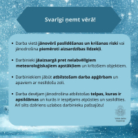 darbs aukstā laikā