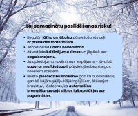 mazināt paslīdēšanas risku