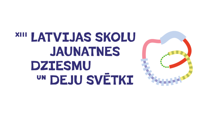 XIII Latvijas skolu jaunatnes dziesmu un deju svētku emblēma
