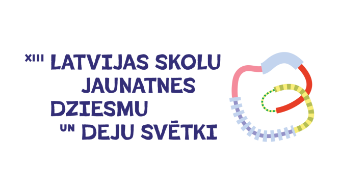 XIII Latvijas skolu jaunatnes dziesmu un deju svētku emblēma